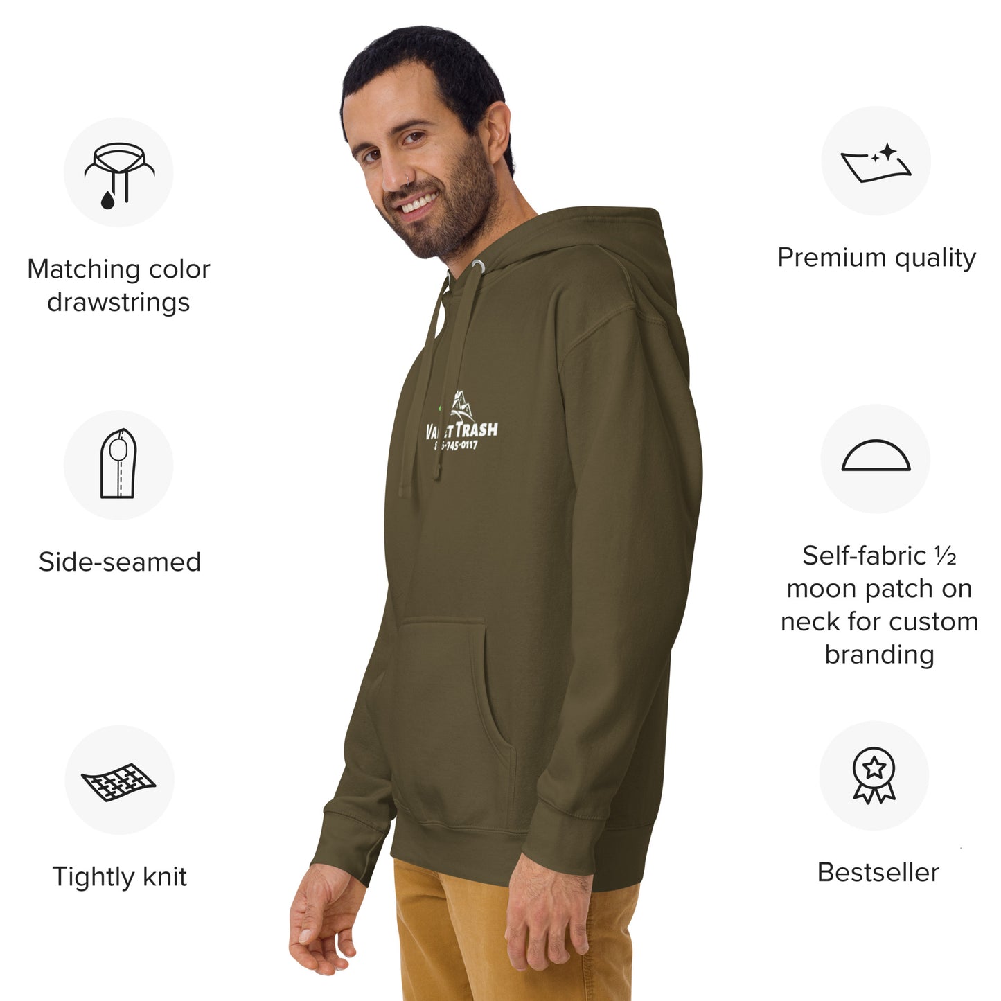 Hauling Used Groceries Hoodies
