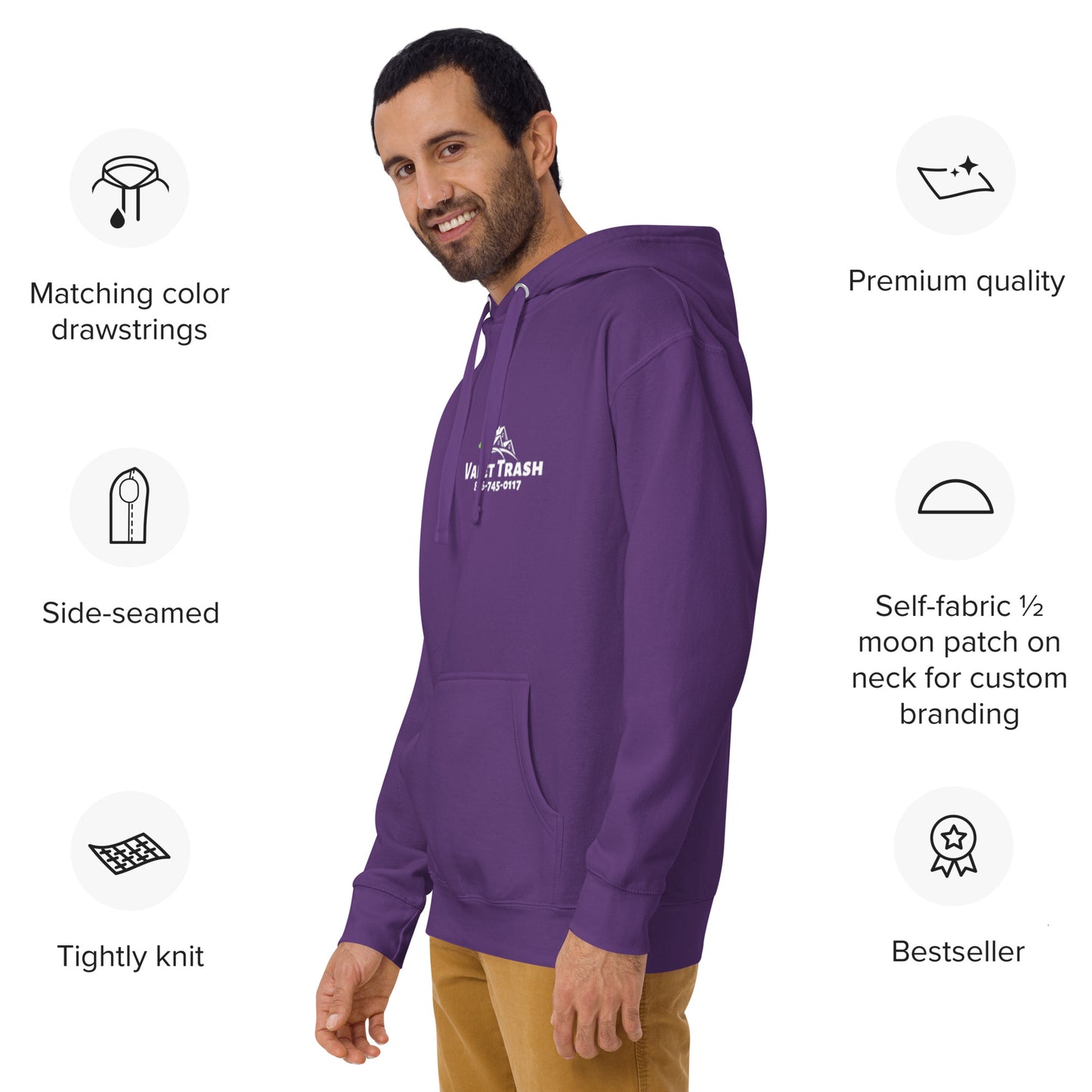 Hauling Used Groceries Hoodies